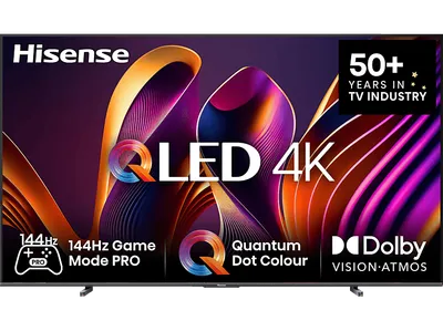 HISENSE 100E77NQ PRO QLED TV (Flat, 100 Zoll / 254 cm, UHD 4K, SMART TV)