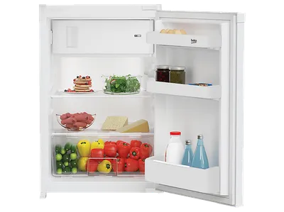 BEKO B1754FN Kühlschrank (110 l, E, 866 mm hoch, Weiß)