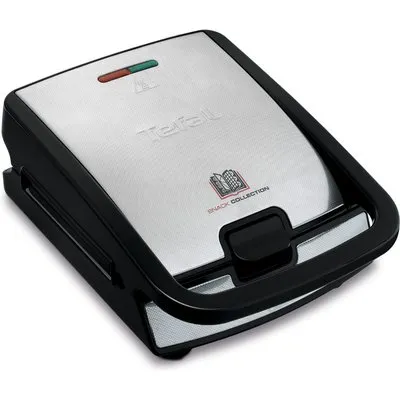 SW857D Waffeleisen edelstahl/schwarz