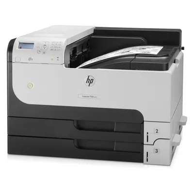 HP M712dn LaserJet Enterprise (Laser, Schwarz-Weiss), Drucker, Weiss, Schwarz