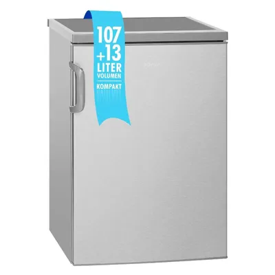 Bomann Ks 2194 S, Kühlschrank Freistehend, Silber