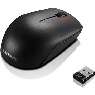 Lenovo GX30K79401 Computermaus, Funkfrequenz, Laser, 1000 DPI, für beide Hände (Kabellos), Maus, Schwarz