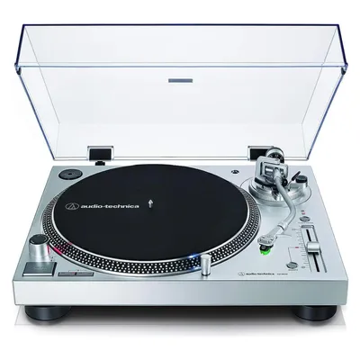 Audio-Technica AT-LP120X (Manuell), Plattenspieler, Silber