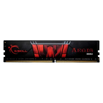 G.Skill Aegis (1 x 16GB, 3000 MHz, DDR4-RAM, DIMM), RAM, Schwarz, Rot
