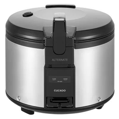Cuckoo SR-4600, Dampfgarer + Reiskocher, Silber, Schwarz