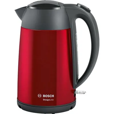 Bosch Hausgeräte TWK3P424, Wasserkocher, Rot, Grau