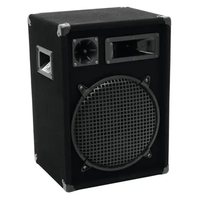 Omnitronic DX-1222 (Passiv, 1x 300 W), PA Lautsprecher, Schwarz