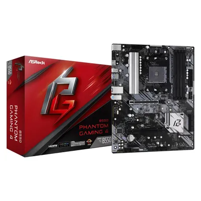 AsRock B550 Phantom Gaming 4 (AM4, AMD B550, ATX), Mainboard