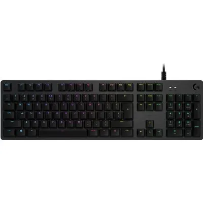 Logitech G G512 (US, Kabelgebunden), Tastatur, Schwarz