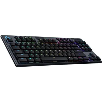 Logitech G G915 (DE, Kabelgebunden, Kabellos), Tastatur, Schwarz