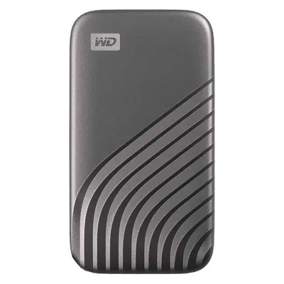 WD My Passport SSD powered by SANDISK (4 TB), Externe SSD, Grau
