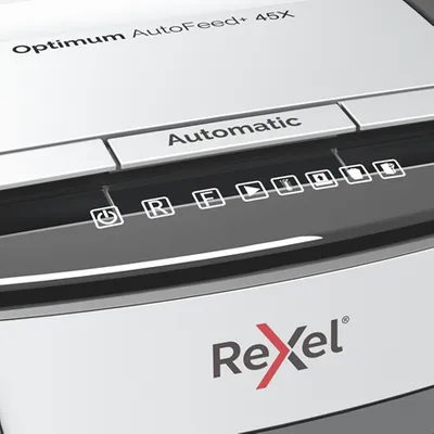 Rexel, Aktenvernichter, Optimum AutoFeed 45X (Partikelschnitt)