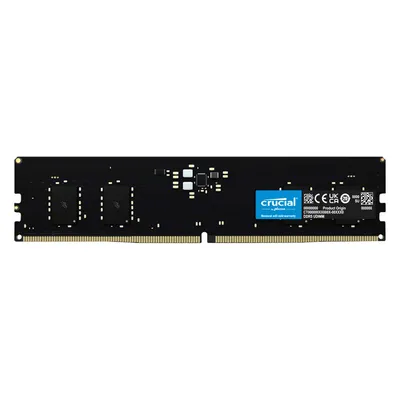 Crucial Desktop Memory (1 x 8GB, 4800 MHz, DDR5-RAM, DIMM), RAM, Schwarz