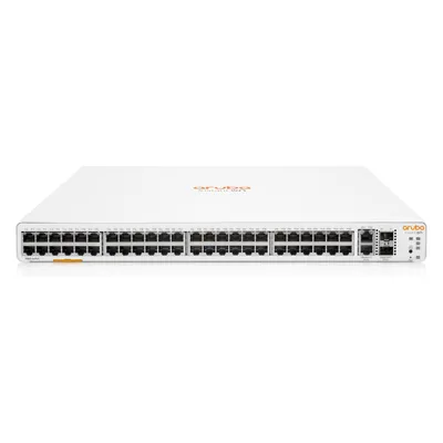 HPE Aruba IOn 1960 2XT 2XF Switch JL809A (52 Ports), Netzwerk Switch, Weiss