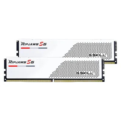G.Skill Ripjaws S5 (2 x 32GB, 5600 MHz, DDR5-RAM, DIMM), RAM, Weiss