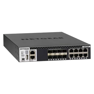 Netgear M4300-8X8F - XSM4316S (8 Ports), Netzwerk Switch, Schwarz