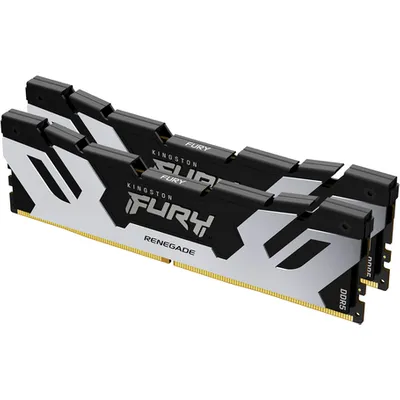 Kingston FURY Renegade (2 x 16GB, 6400 MHz, DDR5-RAM, DIMM), RAM, Schwarz