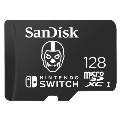 Sandisk Nintendo Switch Card Fortnite Edition (128 GB, microSDXC, U3, UHS-I), Speicherkarte, Schwarz