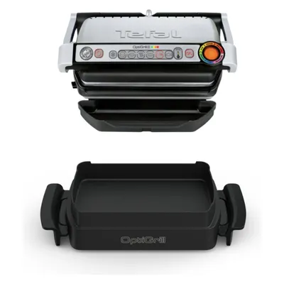 Tefal GC714D10, Kontaktgrill, Silber