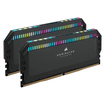 Corsair Dominator Platinum RGB (2 x 16GB, 6400 MHz, DDR5-RAM, DIMM), RAM, Schwarz