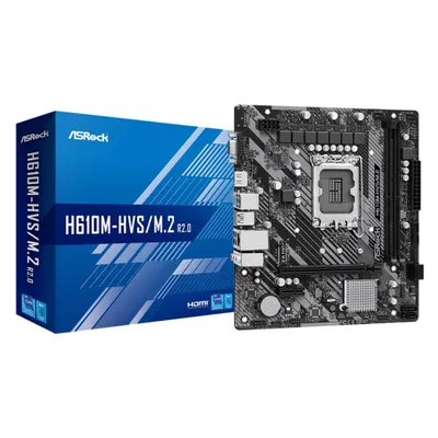 AsRock H610M-HVS/M.2 R2.0 (LGA 1700, Intel H610, mATX), Mainboard
