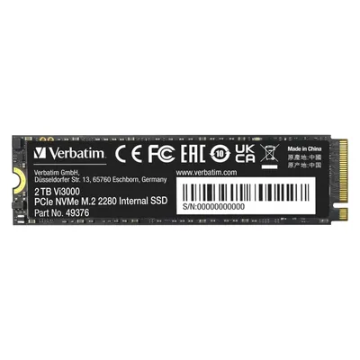 Verbatim Vi3000 (2000 GB, M.2 2280), SSD