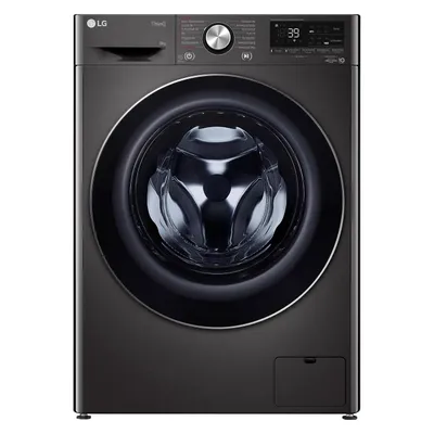 LG F4WV708P2BA, Waschmaschine, Schwarz