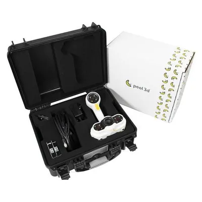 Creaform PEEL2-S 3D Scanner in Cardboard Case with Calibration Plate USB/Power Cable Target, 3D Scanner