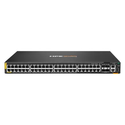 Aruba HPE Networking CX 6200F 48G Class-4 PoE 4SFP+ 740W Switch (48 Ports), Netzwerk Switch, Grau