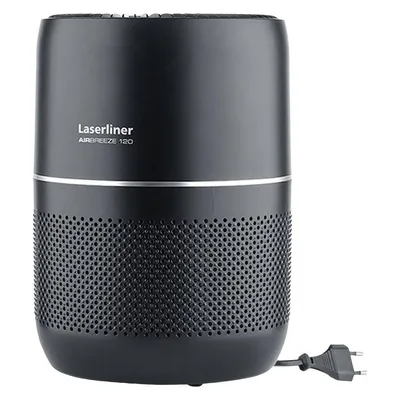 Laserliner AirBreeze 120 Luftreiniger 30m² Schwarz, Luftreiniger, Schwarz