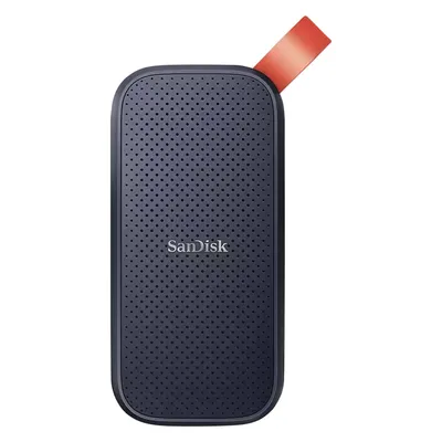 Sandisk Portable SSD V2 (1 TB), Externe SSD, Schwarz, Orange