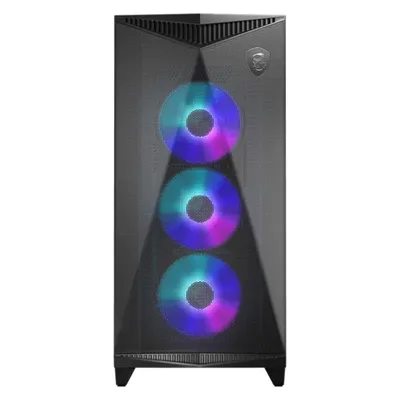 MSI MPG Gungnir 300R (ATX, ITX, Mini-ATX), PC Gehäuse, Mehrfarbig, Schwarz