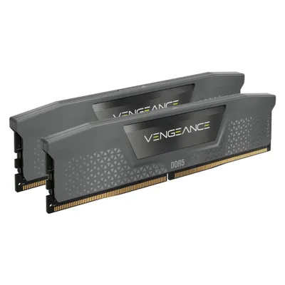 Corsair DIMM 32 GB DDR5-6000 (2 x 16GB, 6000 MHz, DDR5-RAM, DIMM), RAM, Schwarz, Grau