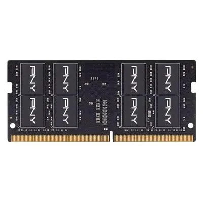 PNY Atmintis do Notebooka DDR4 16GB 3200MHz 25600 (1 x 16GB, 3200 MHz, DDR4-RAM, SO-DIMM), RAM, Schwarz