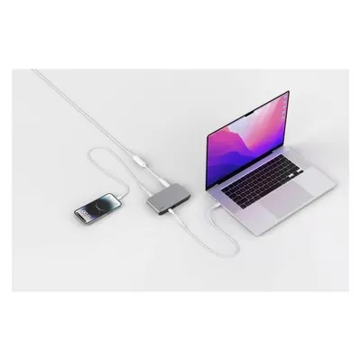 Belkin 5-in-1 Core Hub (Thunderbolt, 5 Ports), Dockingstation + USB Hub, Grau, Schwarz