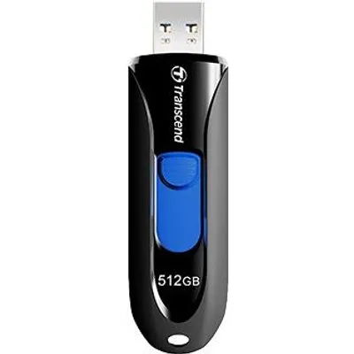 Transcend JetFlash 790 512GB USB 3.1 Gen 1 White (512 GB, USB-A), USB Stick, Weiss