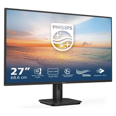 Philips 27E1N1100A (1920 x 1080 Pixel, 27"), Monitor, Schwarz