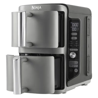 Ninja Double Stack SL400EU, Fritteuse, Silber, Grau, Schwarz