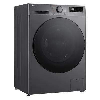 LG V5WD95SLIMB, Waschtrockner, Schwarz