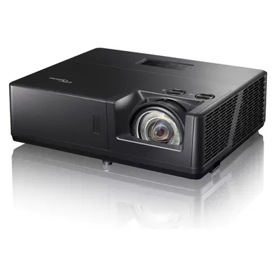 Optoma ZU607TST Laser Projector ST WUXGA 6000lm (WUXGA, 6000 lm), Beamer, Schwarz