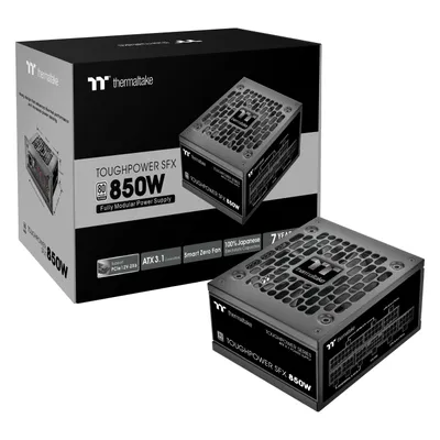 Thermaltake TT Toughpower SFX Platinum 850W (850 W), PC Netzteil, Schwarz