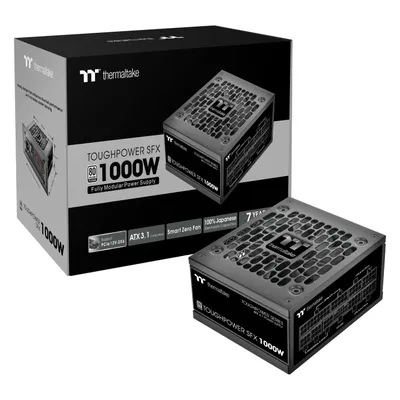Thermaltake TT Toughpower SFX Platinum 1000W (1000 W), PC Netzteil, Schwarz