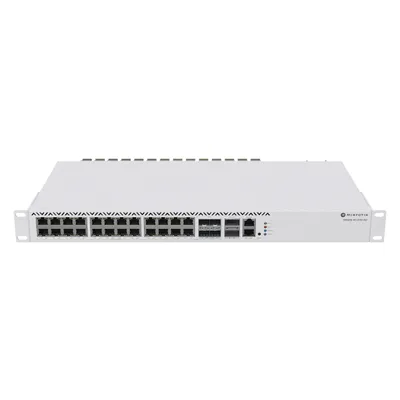 MikroTik Cloud Router Switch CRS326-4C++2Q+RM (26 Ports), Netzwerk Switch, Grau