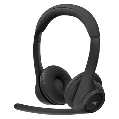 Logitech Zone 300 (Kabellos, USB-C), Office Headset, Schwarz, Grau