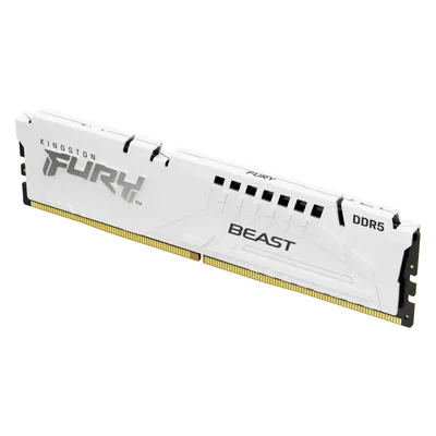 Kingston FURY Beast (2 x 16GB, 6000 MHz, DDR5-RAM, DIMM), RAM, Weiss