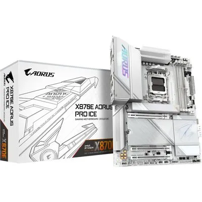 Gigabyte X870E AORUS PRO ICE (AM5, AMD X870E, ATX), Mainboard