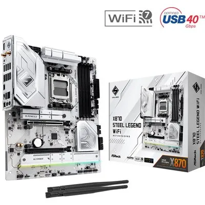 AsRock X870 Steel Legend WiFi (AM5, AMD X870, ATX), Mainboard