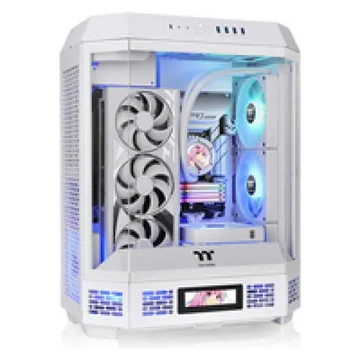 Thermaltake The Tower 600 Snow (ATX, mATX, Mini-ITX), PC Gehäuse, Weiss