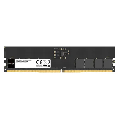 Lexar BARRETTE MÉMOIRE 8GO DIMM DDR5 5600MHZ (NOIR) (1 x 8GB, 5600 MHz, DDR5-RAM, U-DIMM), RAM, Schwarz