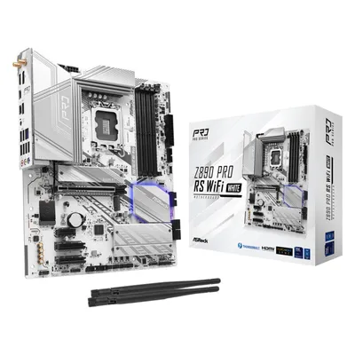 AsRock Z890 Pro RS WiFi White Intel DDR5 S1851 (LGA 1851, Intel Z890, ATX), Mainboard